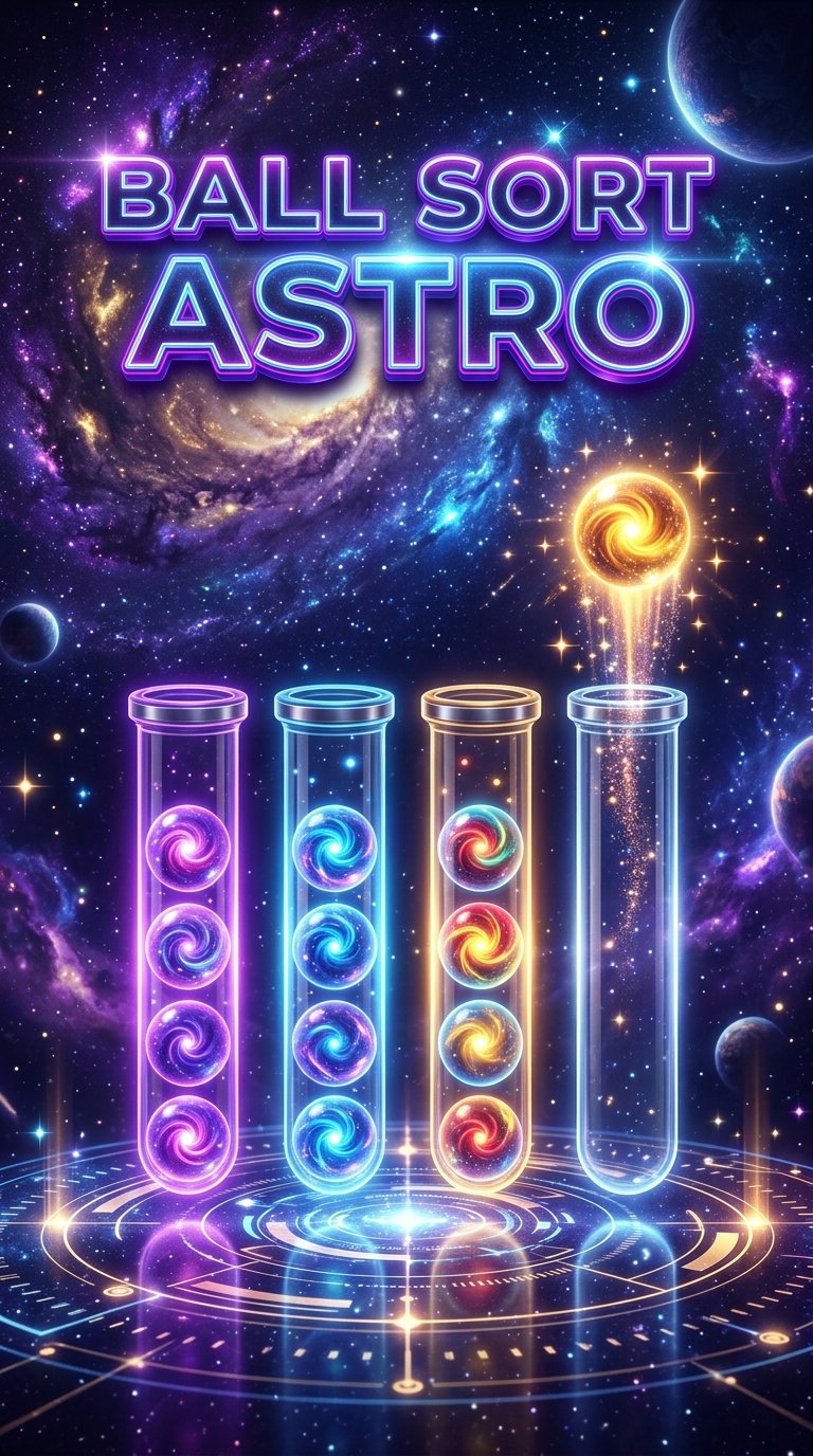 Ball Sort Astro Game Splash Screen